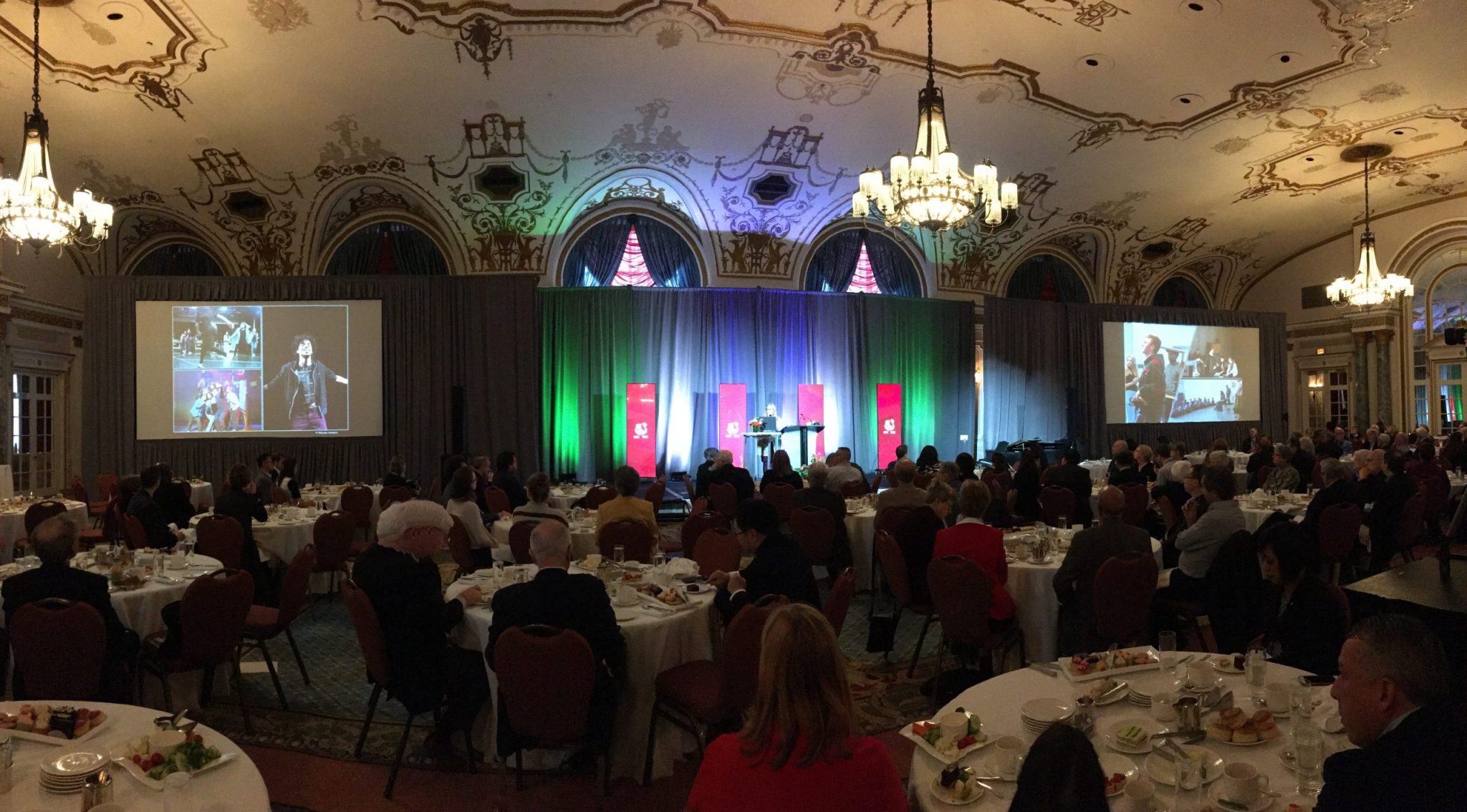 Image of the awards ceremony at the Royal Society of Canada