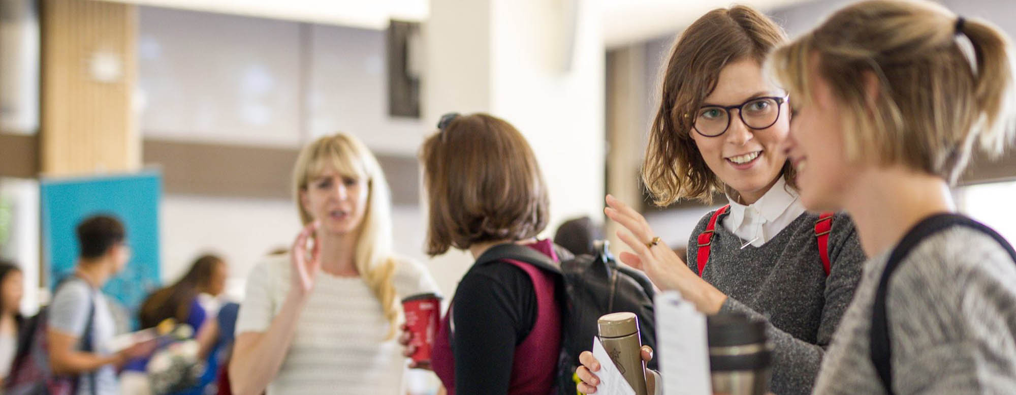 Students attending an OISE Orientation event.