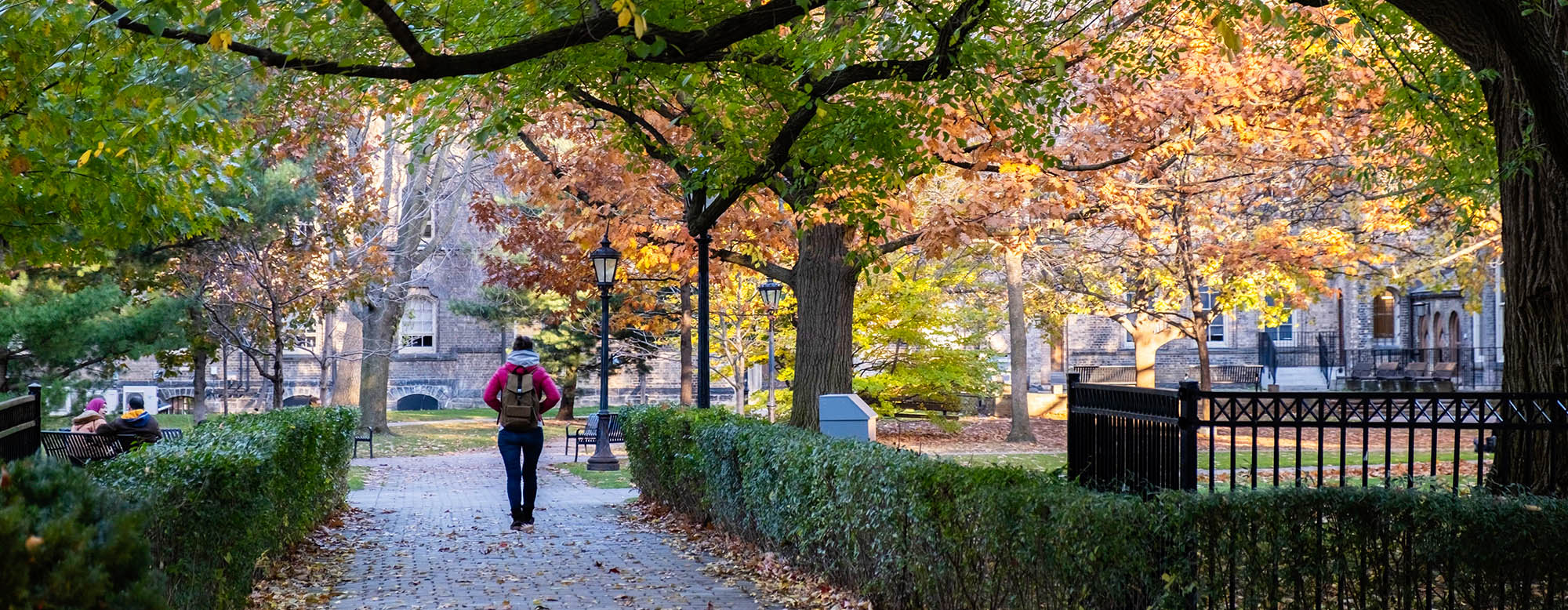  General Views of the University of Toronto St. George campus during the winter 2020. 