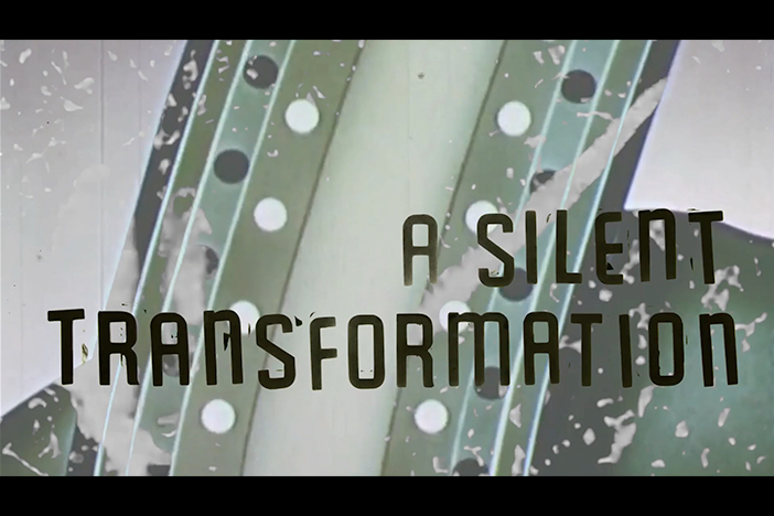 Title screen from the "A Silent Transformation" film