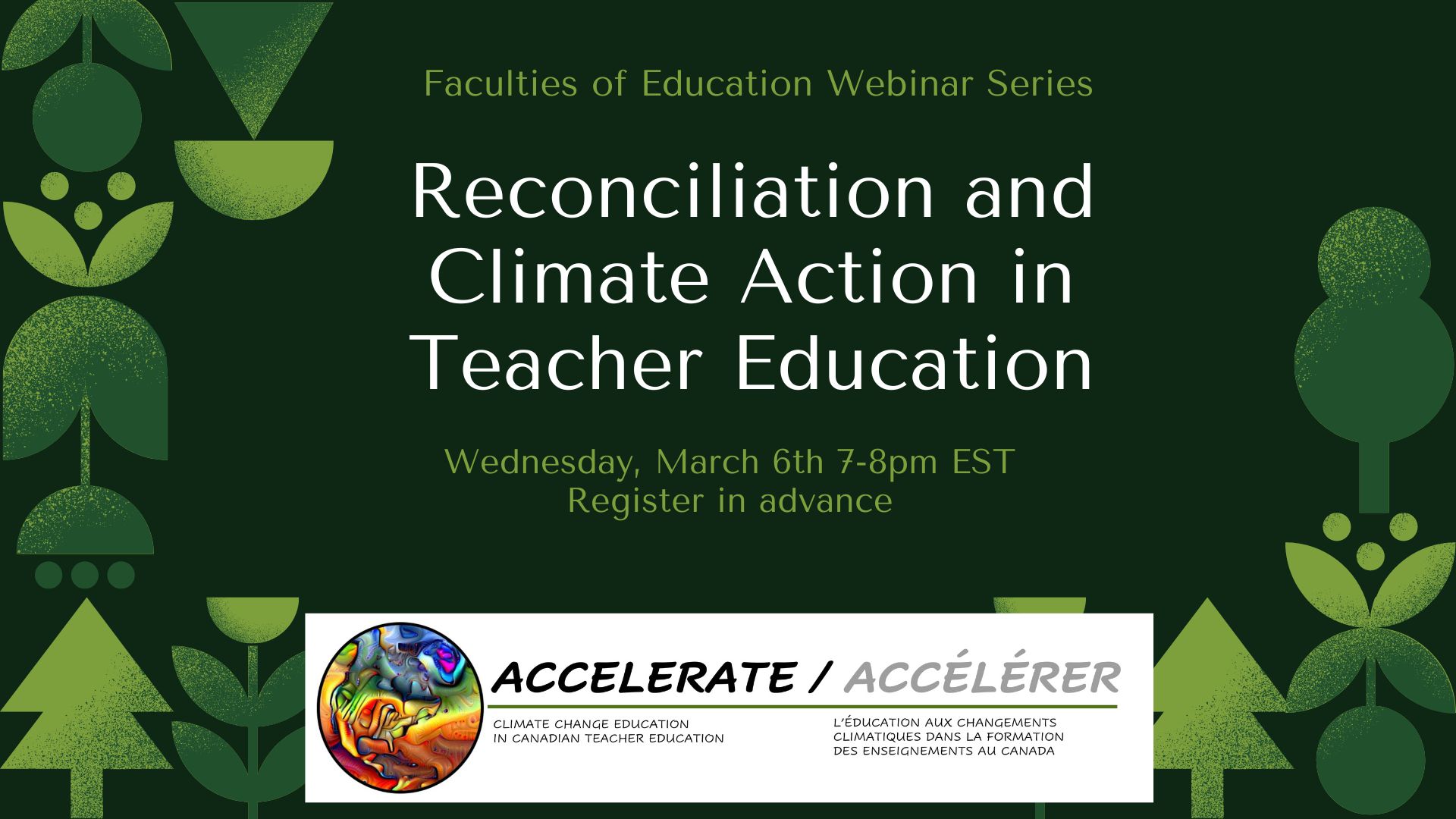 Reconciliation and Climate Action in Teacher Ed