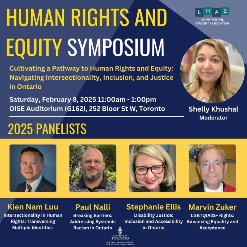 LHAE DSA Human Rights and Equity Symposium Flyer