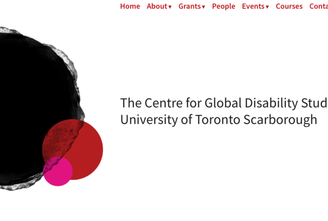 he Centre for Global Disability Studies at the University of Toronto Scarborough