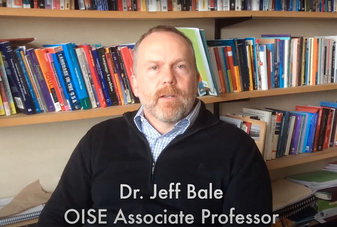 Dr. Jeff Bale, OISE Associate Professor