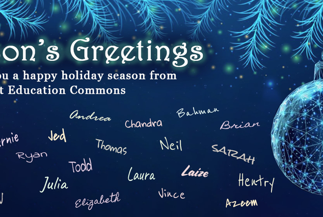 Season's Greetings from Education Commons