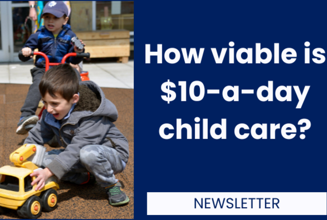 How viable is $10-a-day child care?