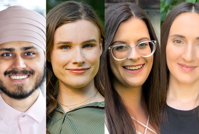 2023 CPA Award winners (From left to right): Ayda Ferdossifard, Darshan Panesar, Clara McNamee, Bronwyn Lamonde, Jenna Cripps and Liyuzhi (Dolly) Dong 