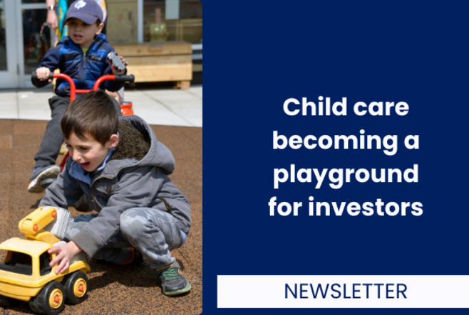 Child care becoming a playground for investors