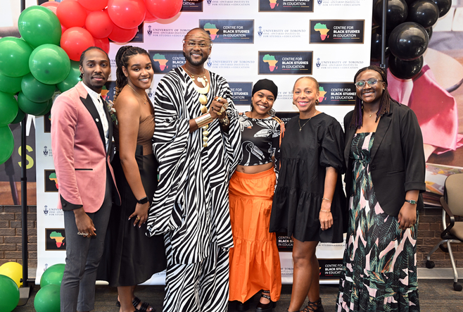 A group of people at the 2nd annual celebration of the Centre for Black Studies in Education