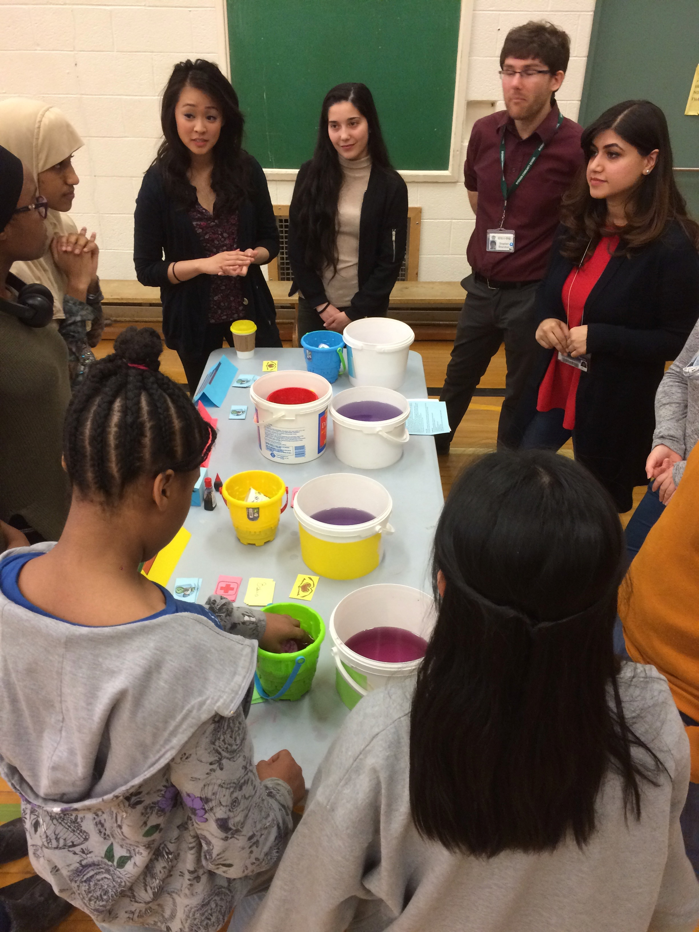 OISE students working with TDSB students