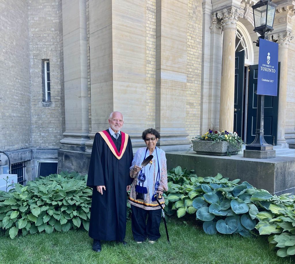 OISE Interim Dean Normand Labrie and Dr. Jacque/line Lavallee.