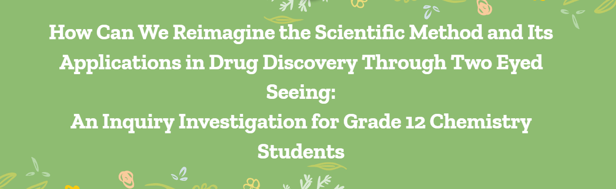 Grade 12 Organic Chemistry Ethnobotany - Student Project