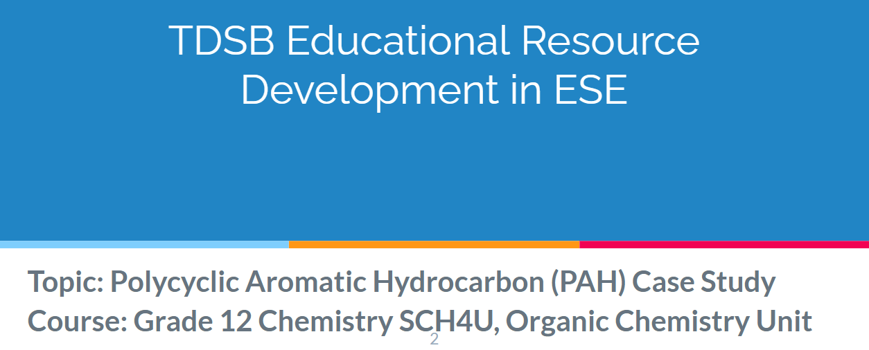 Grade 12 Organic Chemistry Randle Reef Case Study -Student Project