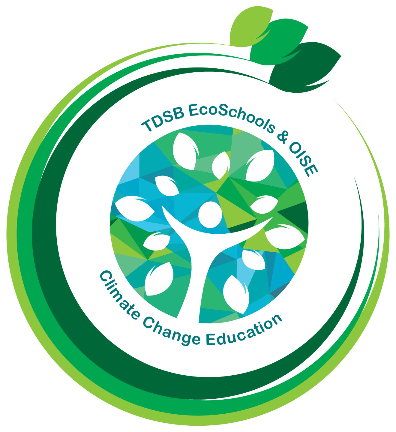 logo for the TDSB/OISE collaboration in climate change ed