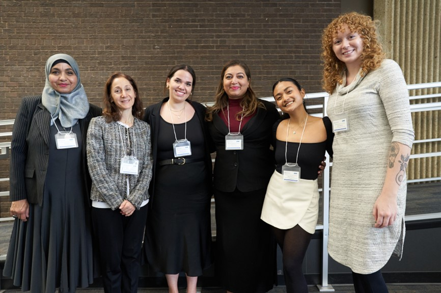 2023 NBEPS organizing committee team (left to right): Samia Mursi, Mahassen Ramadan, Samantha Clarizio, Shelly Khushal, Margaret de Leon and Steph Chartrand. All photos courtesy Hongge Zhen