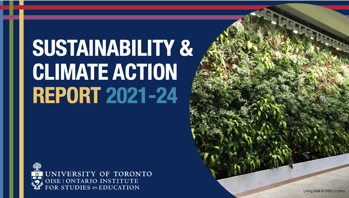 cover of the Sustainability & Climate Action Plan Report