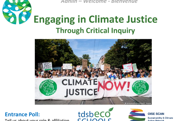 Engaging in Climate Justice Through Critical Inquiry