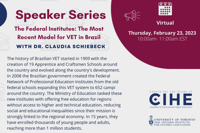 Image of CIHE Speaker Series Flyer