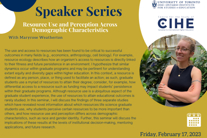 Image of CIHE Speaker Series Flyer