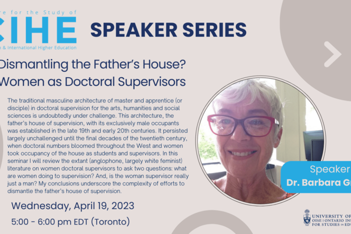 Image of CIHE Speaker Series Flyer - April 18 2023