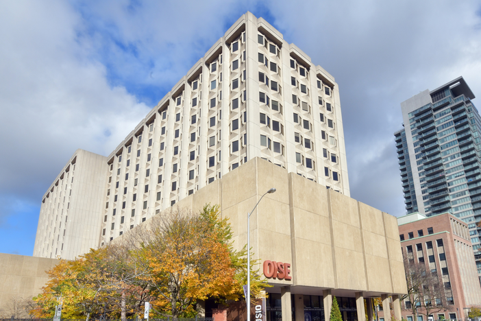 The OISE building during the day