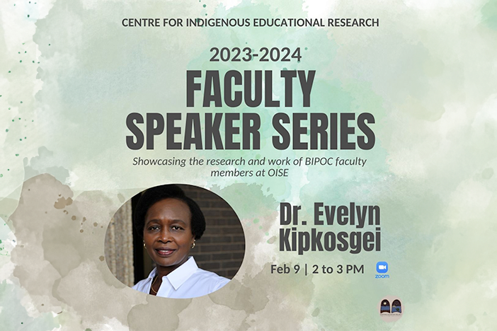 Faculty Speaker Talk with Dr. Evelyn Kipkosegei