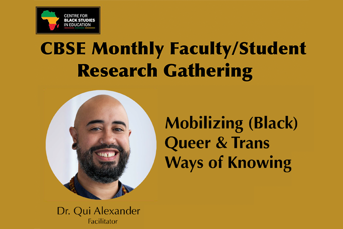 Mobilizing (Black) Queer & Trans Ways of Knowing