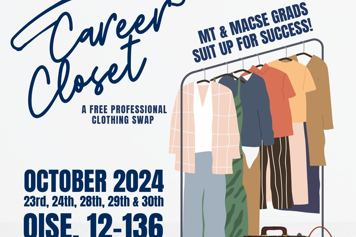 Career Closet with Drop Off information