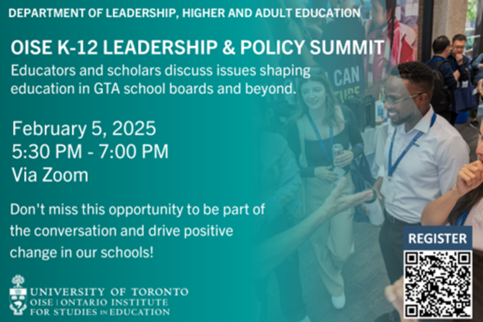 OISE K-12 Leadership & Policy Summit