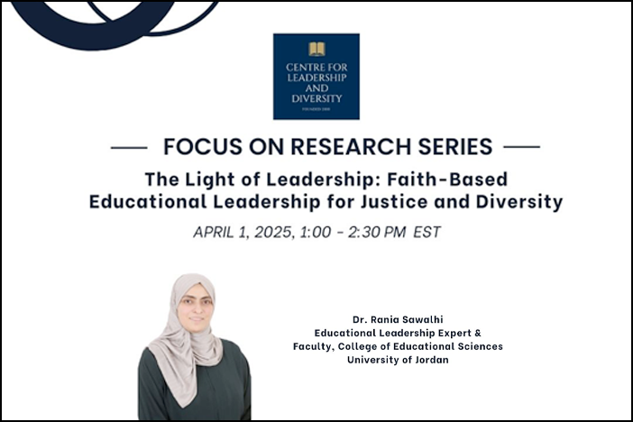 Focus on Research Series: The Light of Leadership: Faith-Based Educational Leadership for Justice and Diversity