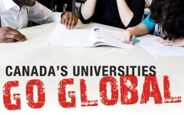 Canada's Universities Go Global book cover.