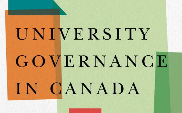 University Governance in Canada book cover.