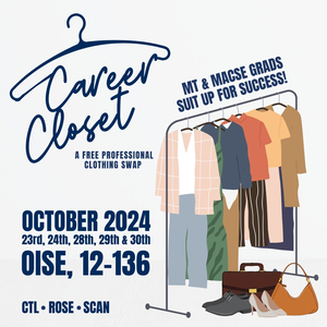 Career Closet with Drop Off information