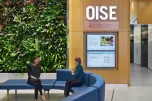 The OISE building lobby.