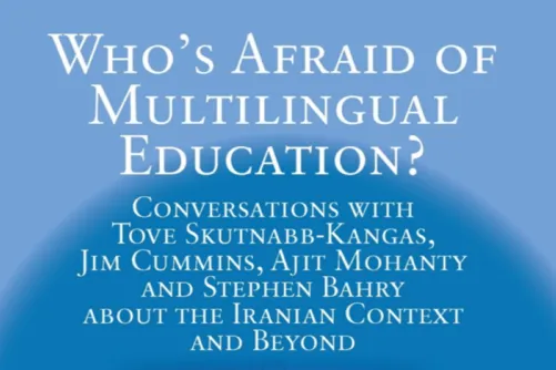 Book cover for Who’s Afraid of Multilingual Education?