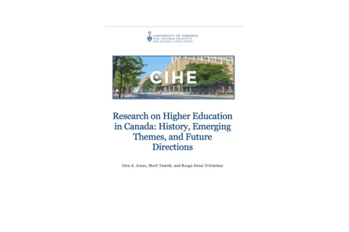 Research on Higher Education in Canada: History, Emerging Themes, and Future Directions