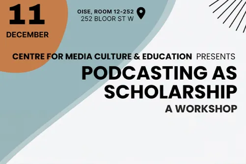 Podcasting as Scholarship Workshop