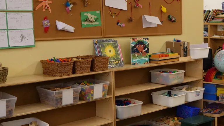 A classroom at the Dr. Eric Jackman Institute of Child Study.