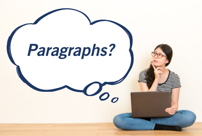 student wondering what is a paragraph.